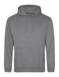 Bluza COLLEGE HOODIE graphite heather - kangurka męska