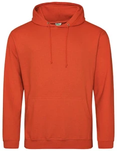 Bluza COLLEGE HOODIE burnt orange - kangurka męska