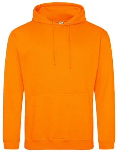 Bluza COLLEGE HOODIE orange crush - kangurka męska