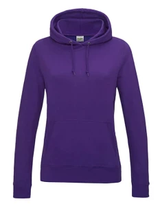 Women´s College Hoodie | Just Hoods purple - kangurka damska
