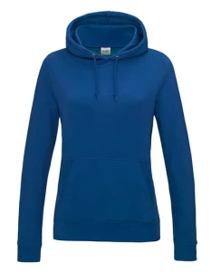 Women´s College Hoodie | Just Hoods royal blue - kangurka damska