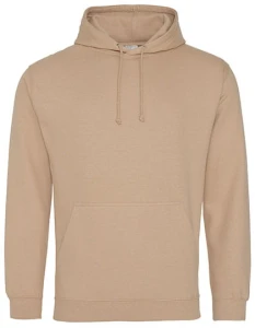 Bluza COLLEGE HOODIE nude - kangurka męska