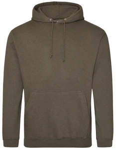 Bluza COLLEGE HOODIE olive green - kangurka męska