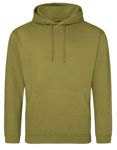 Bluza COLLEGE HOODIE khaki - kangurka męska