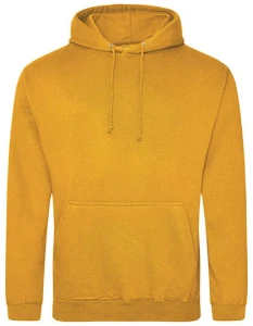 Bluza COLLEGE HOODIE mustard - kangurka męska