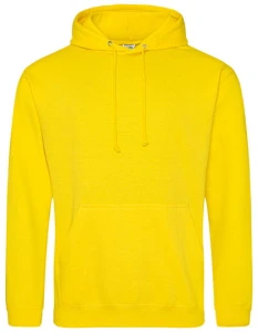 Bluza COLLEGE HOODIE sun yellow - kangurka męska