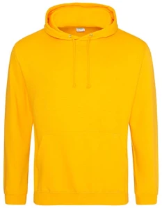 Bluza COLLEGE HOODIE gold - kangurka męska