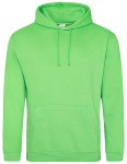 Bluza COLLEGE HOODIE lime green - kangurka męska