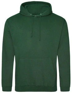 Bluza COLLEGE HOODIE bottle green - kangurka męska