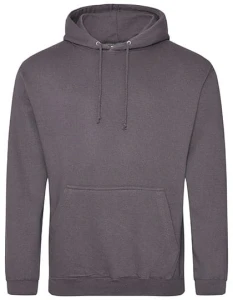 Bluza COLLEGE HOODIE steel grey - kangurka męska