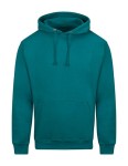 Bluza COLLEGE HOODIE teal - kangurka męska