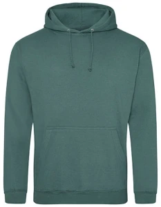 Bluza COLLEGE HOODIE moss green - kangurka męska