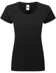 Koszulka LADIES AUTHENTIC CLASSIC T black - bawełniana damska