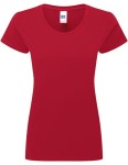 Koszulka  LADIES AUTHENTIC CLASSIC T classic red - bawełniana damska