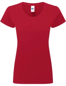 Koszulka  LADIES AUTHENTIC CLASSIC T classic red - bawełniana damska