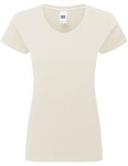 Koszulka LADIES AUTHENTIC CLASSIC T natural  - bawełniana damska