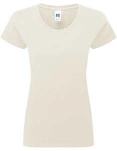 Koszulka LADIES AUTHENTIC CLASSIC T natural  - bawełniana damska