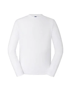 Koszulka Unisex Classic z długim rękawem | Russell white - bawełniany unisex