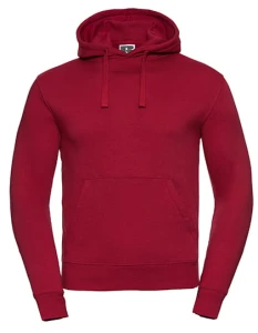 Męska bluza Authentic z kapturem | Russel classic red - kangurka męska