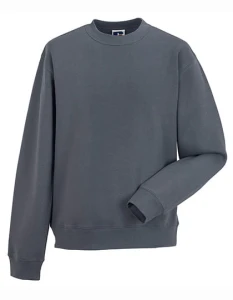 Męska bluza Authentic Sweatshirt | Russell convoy grey  - klasyczna męska 
