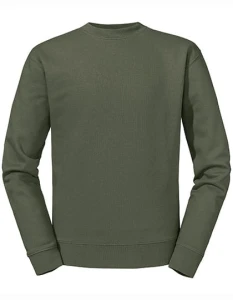 Męska bluza Authentic Sweatshirt | Russell olive - klasyczna męska 