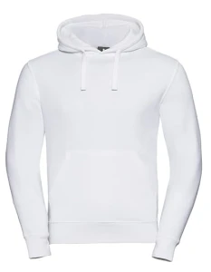 Męska bluza Authentic z kapturem | Russel white - kangurka męska