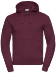  Bluza AUTHENTIC HOODED SWEAT burgundy  - kangurka męska