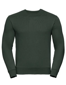 Męska bluza Authentic Sweatshirt | Russell bottle green - klasyczna męska
