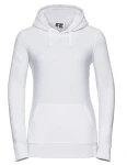 Bluza AUTHENTIC HOODED SWEAT white - kangurka damska