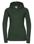 Bluza AUTHENTIC HOODED SWEAT bottle green - kangurka damska