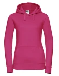 Bluza AUTHENTIC HOODED SWEAT fuchsia - kangurka damska