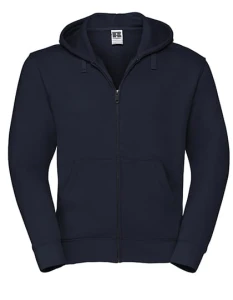 Męska bluza Authentic z kapturem zapinana na suwak | Russell french navy - rozpinana męska 
