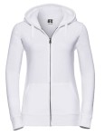 Bluza AUTHENTIC ZIPPED HOOD white - rozpinana damska