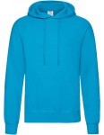 Bluza HOODED SWEAT CLASSIC azure blue - kangurka męska