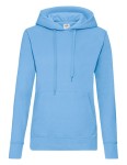 Bluza LADIES HOODED SWEAT CLASSIC sky blue- kangurka damska 