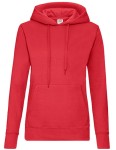 Bluza LADIES HOODED SWEAT CLASSIC red - kangurka damska