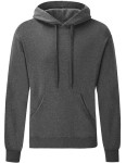 Bluza HOODED SWEAT CLASSIC dark heather grey - kangurka męska