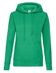 Bluza LADIES HOODED SWEAT CLASSIC kelly green- kangurka damska 