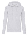 Bluza LADIES HOODED SWEAT CLASSIC heather grey - kangurka damska