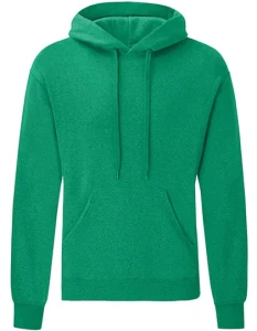 Męska bluza z kapturem Hooded Sweat Classic| Fruit of the Loom retro heather green - kangurka męska