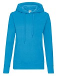 Bluza LADIES HOODED SWEAT CLASSIC azure blue - kangurka damska 