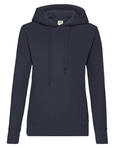 Damska bluza z kapturem Hooded Sweat Classic | Fruit of the Loom deep navy - kangurka damska 