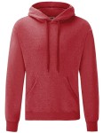 Bluza HOODED SWEAT CLASSIC heather red - kangurka męska