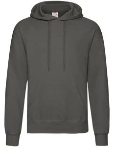 Męska bluza z kapturem Hooded Sweat Classic| Fruit of the Loom light graphite - kangurka męska