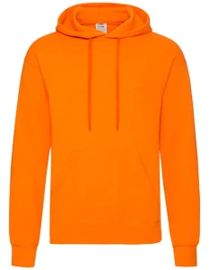 Męska bluza z kapturem Hooded Sweat Classic| Fruit of the Loom orange - kangurka męska
