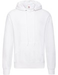 Bluza HOODED SWEAT CLASSIC white - kangurka męska 