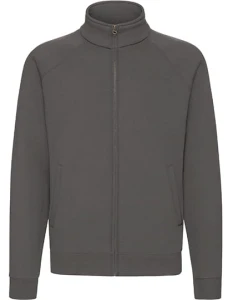 Bluza Sweat Jacket Premium | Fruit of the Loom light graphite - rozpinana męska 