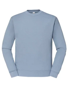 Bluza Set-In Sweat Classic | Fruit of the Loom mineral blue - klasyczna męska 