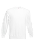 Bluza CLASSIC SET-IN SWEAT white - klasyczna męska