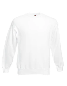 Bluza Set-In Sweat Classic | Fruit of the Loom white - klasyczna męska